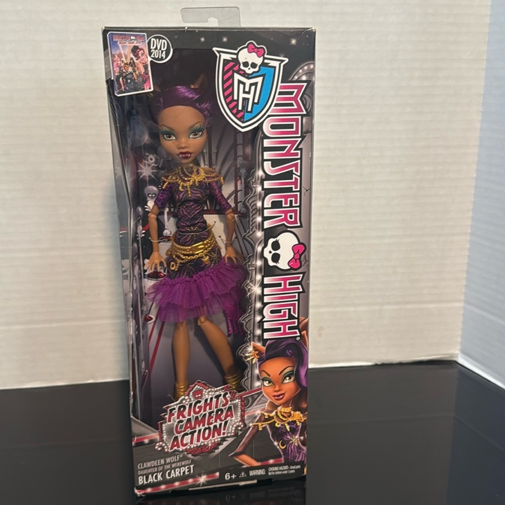 NIB Monster High Frights Camera Action Clawdeen Wolf 2013 Original Run NRFB